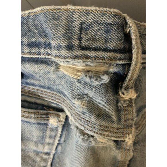 WRANGLER FR‎ Jeans Men’s Sz 38 x 32 Distressed Torn Frayed Flame Resistan… - Picture 4 of 12